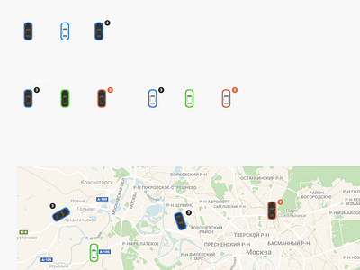 Equipage Admin Dashboard. Map UI