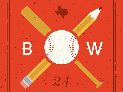 Baseball Weekly ball baseball baseball weekly flat illustration rangers texas texture