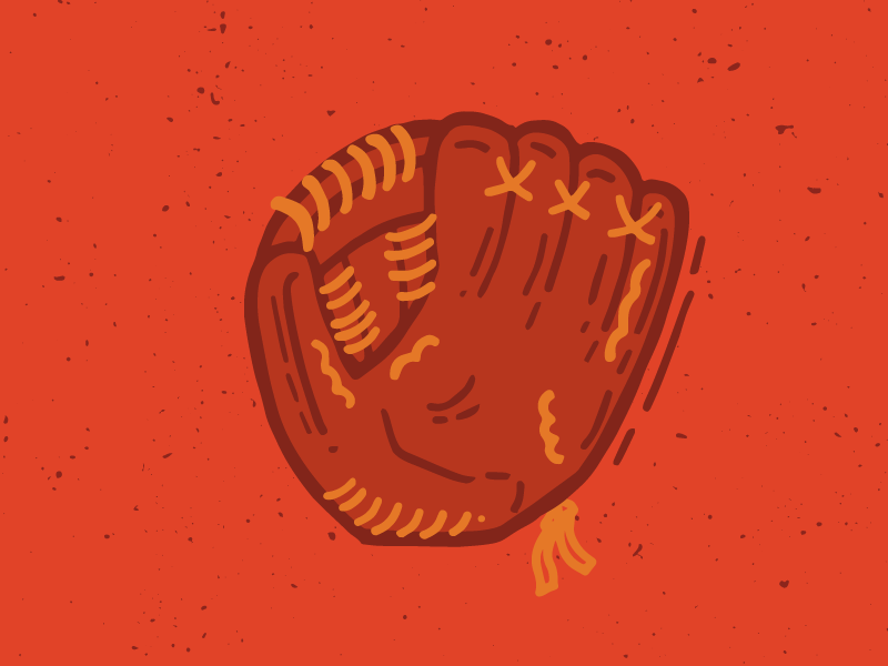 Baseball Glove - Baseball Weekly by Camron Turner on Dribbble