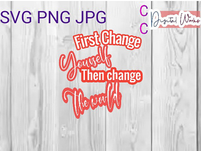 First change yourself, Positive Sticker design branding chinwendu chiukpai design illustration merch design stickers stickers design