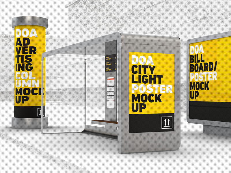 Download DOA Outdoor AD Mockup Set by doa on Dribbble