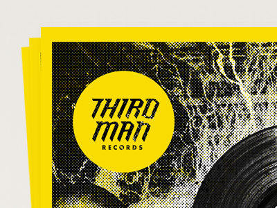 Third Man Records Poster art branding design graphic design identity image poster printmaking screen printing silkscreen