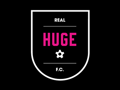 Real Huge F.C. Final art branding crest design football club graphic design identity soccer