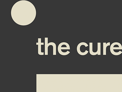 The Cure art bands design gig posters graphic design minimalism simple