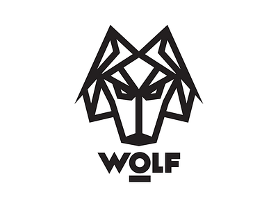 Wolf animals art branding design geometric graphic design identity logo wolf