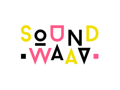 SOUND WAAV art branding design graphic design identity logo wip