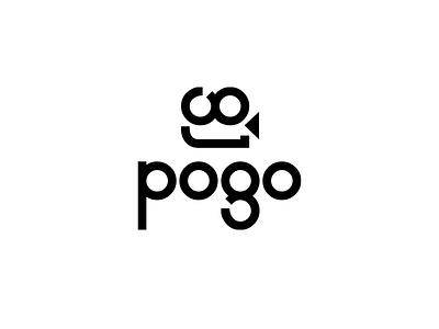 Pogo art combination mark design film graphic design identity logo typography