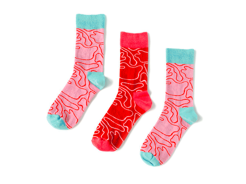 Freddie and Co. Socks by Andrew Lawandus for Mailchimp on Dribbble