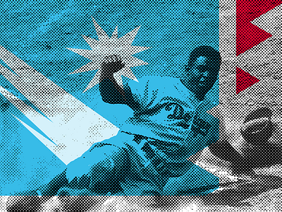 Jackie Robinson Collage by Johnny Wilk on Dribbble