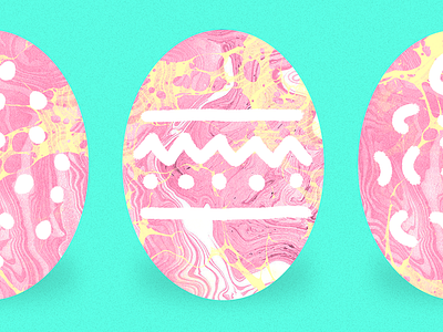 Easter Eggs art color design easter easter eggs eggs experimental graphic design texture