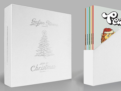 Sufjan Stevens Presents: Songs For Christmas Vol. I - V art bands christmas design graphic design music records sufjan stevens typography vinyl