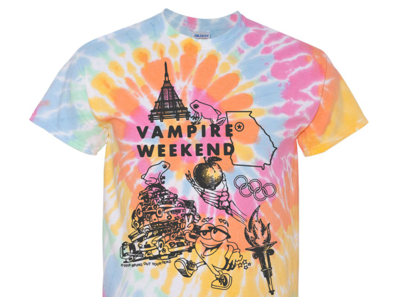 vampire weekend tie dye shirt