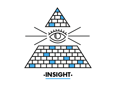 Insight art design eye graphic design illustration insight pyramid woodcut