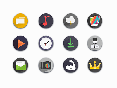 Flat Icons clear flat fold icon simple ui