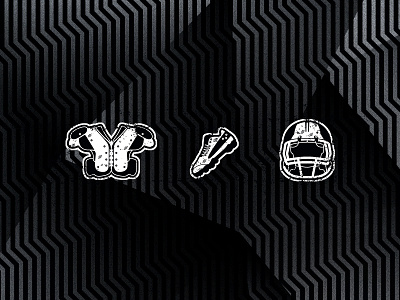 Football Icons cleats equipment football helmet icons illustration shoes shoulder vector