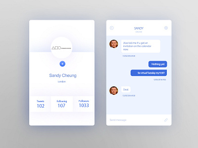 dailyui #023 messages page dailyui design graphic uidesign