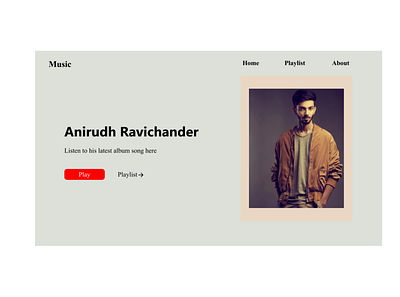 Music Director Landing Page landing page landingpage design ui web ui design webdesign website website design