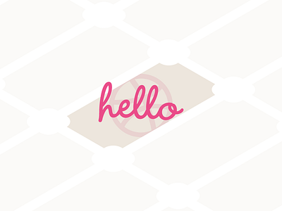 Hello Dribbble! dribbble first shot