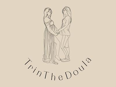 Trin The Doula design digitalart graphic design illustration logo logodesign procreate