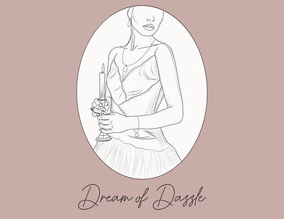Dream of dazzle design digitalart graphic design illustration logo logodesign procreate