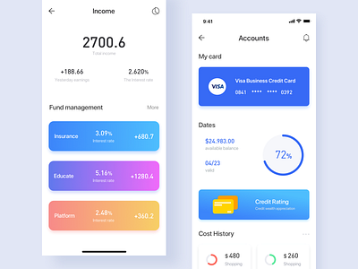 Page design for personal wallet revenue growth by Cream for VisualMaka ...