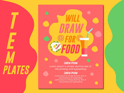 FOOD TEMPLATES graphic design