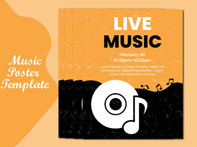 MUSIC POSTER TEMPLATE