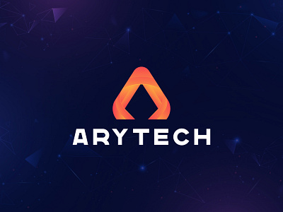 ARYTECH Logo abstract logo branding gradient logo graphic design icon logo letter logo logo logo design logo marks minimal logo modern logo modren icon symbolic logo tech logo technology logo