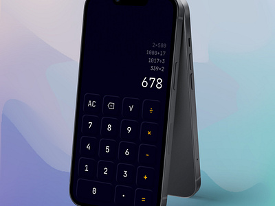 Calculator App app design graphic design ui ux