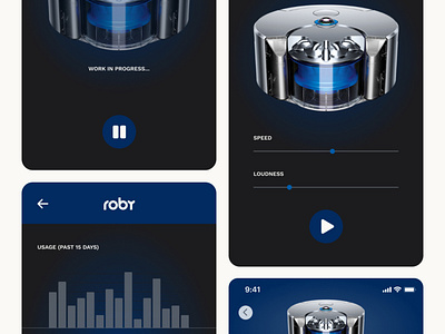 Roby - App screens