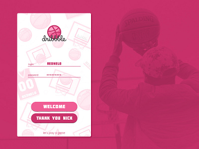 Hello Dribbble! debuts firstshot welcome