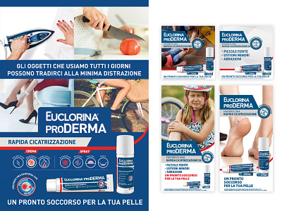 Digital Marketing Euclorina Proderma gif graphic design italian marketing medicine photoshop web