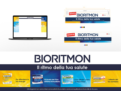 Digital Marketing & Print for Bioritmon box digital digital marketing graphic design illustrator italian marketing medicine photoshop print
