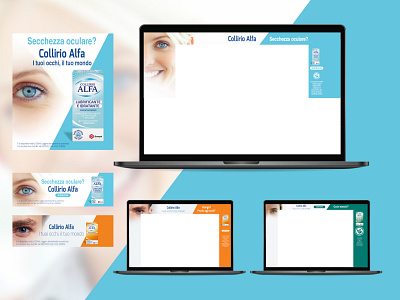 Digital Marketing Collirio Alfa ads digital digital marketing gif graphic design illustrator marketing medicine photoshop web