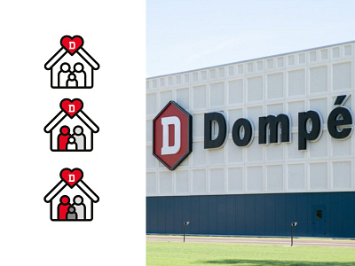 Dompe's Welfare family graphic design home illustrator logo photoshop welfare