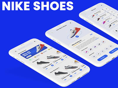 E Commerce App UI Design for Nike Shoes