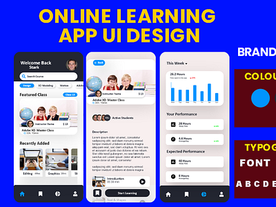 Online Learning/ Online Education App UI Design
