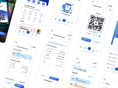 E-wallet design ui ux visual