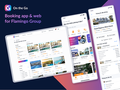 Booking | mobile app & website design ui ux visual