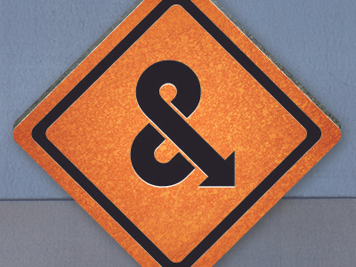 C&P Construction Escrow ampersand and c construction design graphic logo p sign traffic warning