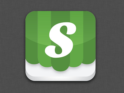 Shopcycle App icon app awning banner green icon logo s