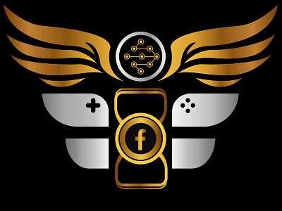 I Tech logo facebook gold logo simple tech