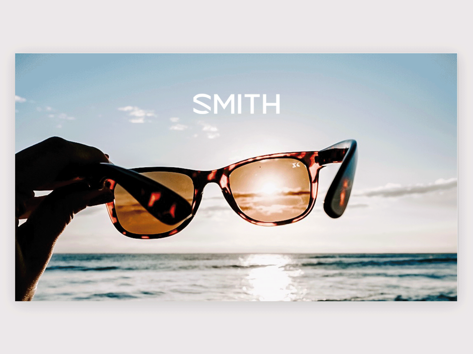 Sunglasses promo animation design ui ux web web design