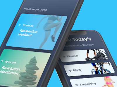 Sport & Meditation app design icon ios meditation app mobile mobile app sport app ui uidesign userinterface ux ux-ui