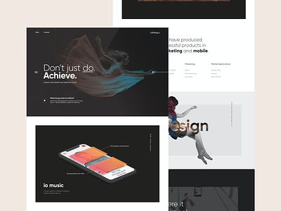 Homepage - 1minus1 agency agency website awwwards branding design homepage typography ui ux web web design website