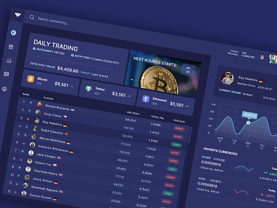 Cryptocurrency trading platform app bitcoin crypto exchange dailyui dashboard dashboard ui design trading trading app ui ux web web app