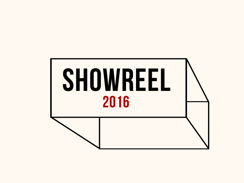 Showreel 2016 after effects animation motion design reel show reel showreel