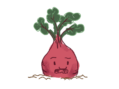 boss beet beets illustration vegetables veggies