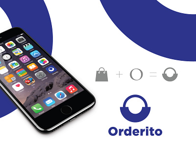 Orderito - Shopping app logo app branding graphic design logo shopping