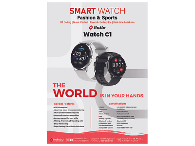 Smartwatch C1 - Hallobd design hallo